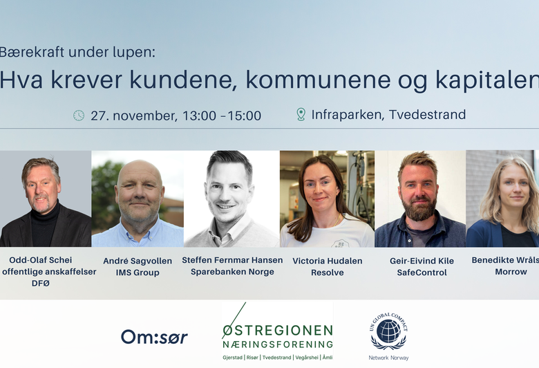 Bærekraft under lupen:  Hva krever kundene, kommunene og kapitalen?